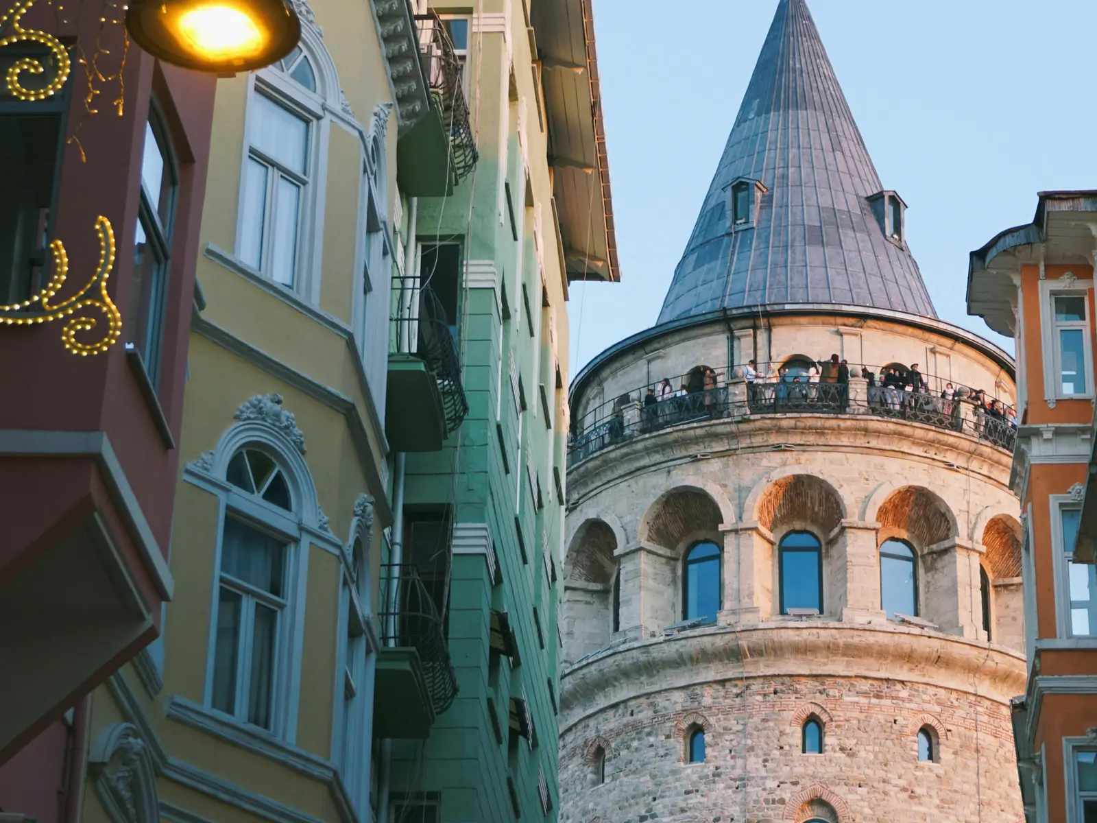 Galata Tower street view, Istanbul
