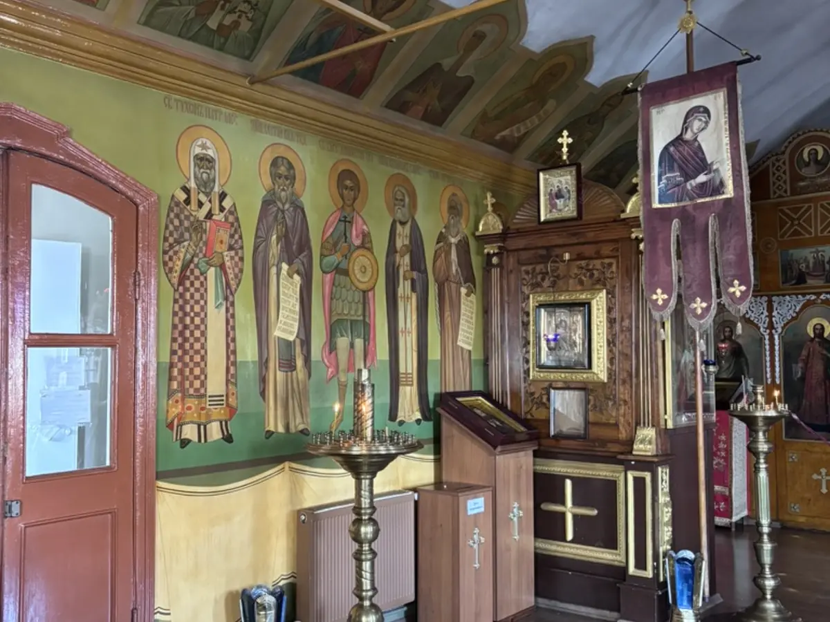 Interior of the Russian Orthodox church in Karaköy
