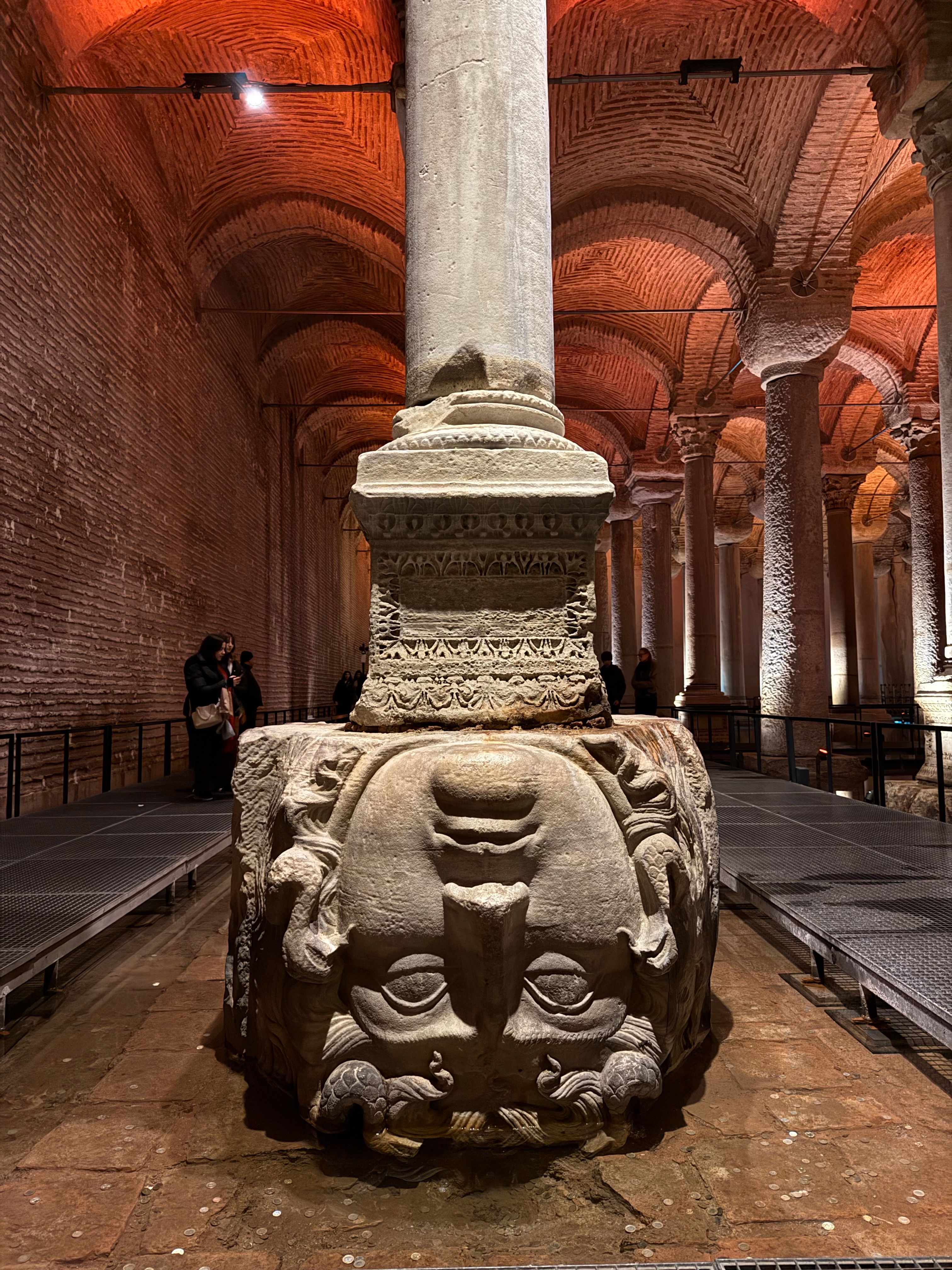 Basilica Cistern Medusa head, Istanbul
